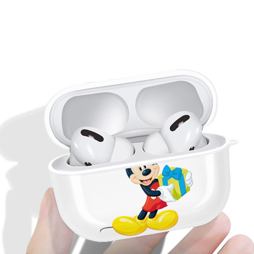 ミッキーマウス Mickey Mouse 【AirPods Pro用】ハードシェル保護ケース 耐衝撃・防指紋・カラビナ付き商品仕様