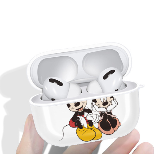 ミッキーマウス Mickey Mouse 【AirPods Pro用】ハードシェル保護ケース 耐衝撃・防指紋・カラビナ付き商品仕様