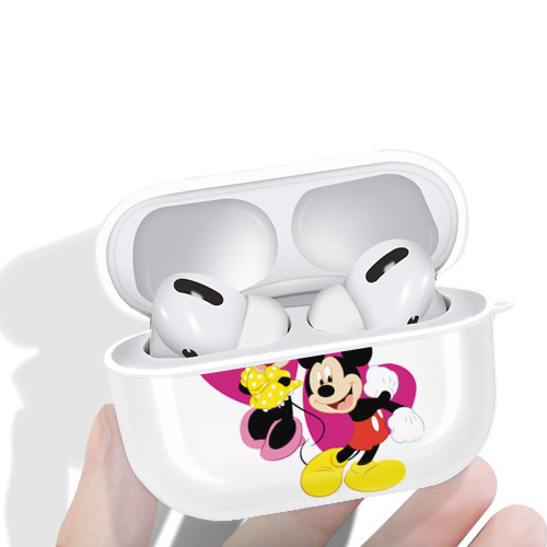 ミッキーマウス Mickey Mouse 【AirPods Pro用】ハードシェル保護ケース 耐衝撃・防指紋・カラビナ付き商品仕様
