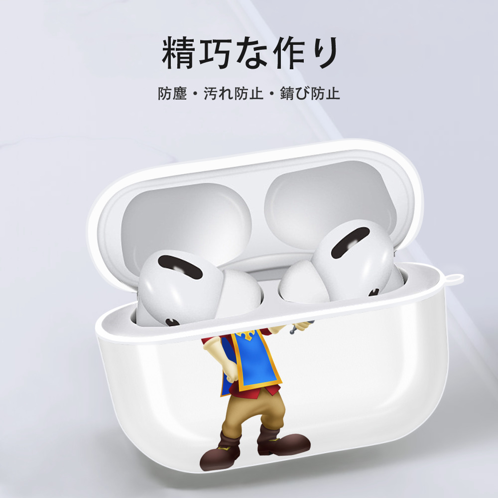 ミッキーマウス Mickey Mouse 【AirPods Pro用】ハードシェル保護ケース 耐衝撃・防指紋・カラビナ付き商品仕様