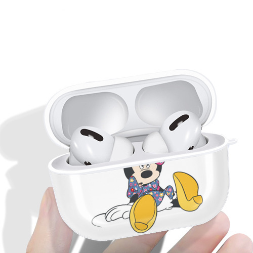 ミッキーマウス Mickey Mouse 【AirPods Pro用】ハードシェル保護ケース 耐衝撃・防指紋・カラビナ付き商品仕様