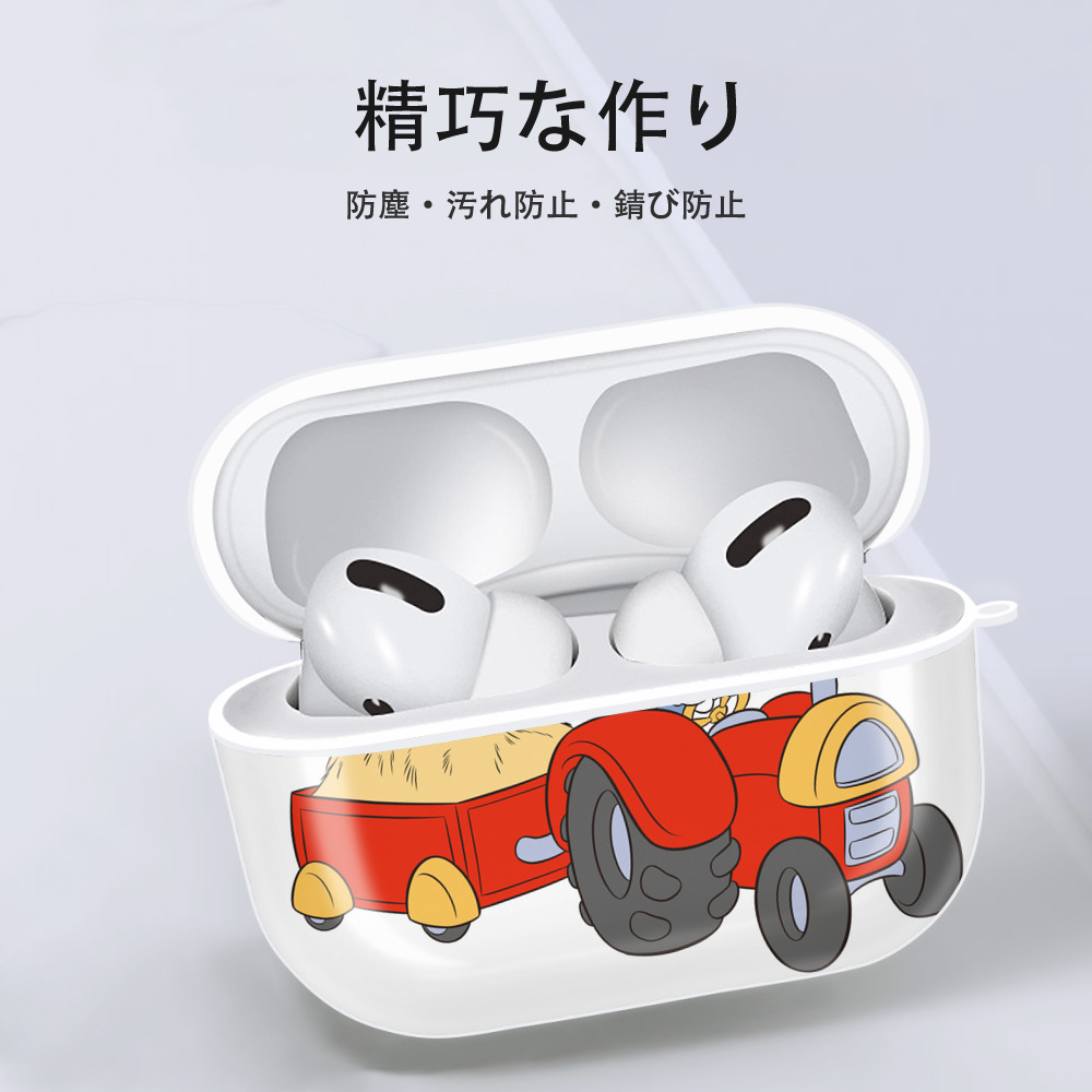 ミッキーマウス Mickey Mouse 【AirPods Pro用】ハードシェル保護ケース 耐衝撃・防指紋・カラビナ付き商品仕様