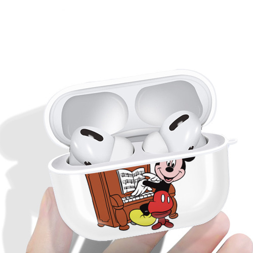 ミッキーマウス Mickey Mouse 【AirPods Pro用】ハードシェル保護ケース 耐衝撃・防指紋・カラビナ付き商品仕様