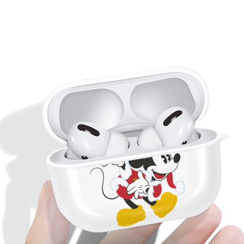 ミッキーマウス Mickey Mouse 【AirPods Pro用】ハードシェル保護ケース 耐衝撃・防指紋・カラビナ付き商品仕様