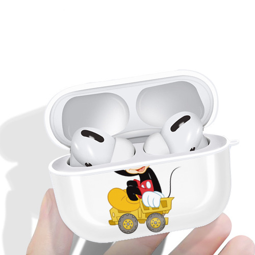 ミッキーマウス Mickey Mouse 【AirPods Pro用】ハードシェル保護ケース 耐衝撃・防指紋・カラビナ付き商品仕様