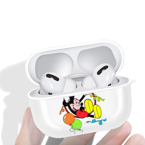ミッキーマウス Mickey Mouse 【AirPods Pro用】ハードシェル保護ケース 耐衝撃・防指紋・カラビナ付き商品仕様