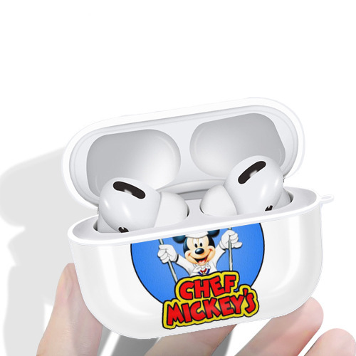 ミッキーマウス Mickey Mouse 【AirPods Pro用】ハードシェル保護ケース 耐衝撃・防指紋・カラビナ付き商品仕様