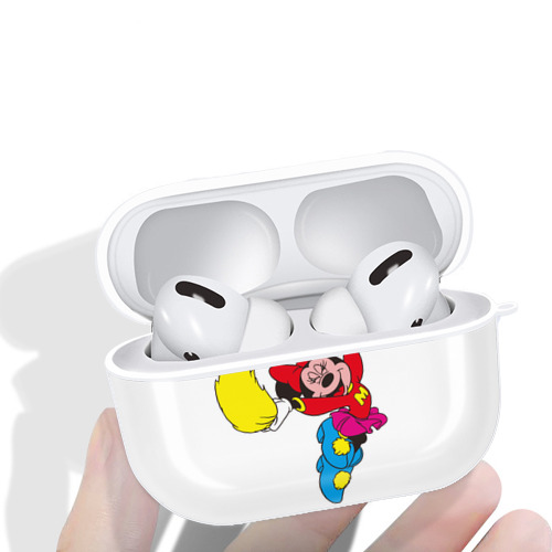 ミッキーマウス Mickey Mouse 【AirPods Pro用】ハードシェル保護ケース 耐衝撃・防指紋・カラビナ付き商品仕様