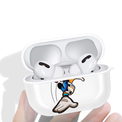 ミッキーマウス Mickey Mouse 【AirPods Pro用】ハードシェル保護ケース 耐衝撃・防指紋・カラビナ付き商品仕様