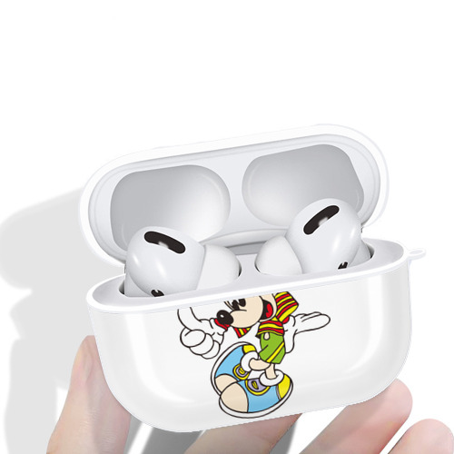 ミッキーマウス Mickey Mouse 【AirPods Pro用】ハードシェル保護ケース 耐衝撃・防指紋・カラビナ付き商品仕様
