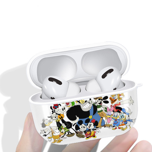 ミッキーマウス Mickey Mouse 【AirPods Pro用】ハードシェル保護ケース 耐衝撃・防指紋・カラビナ付き商品仕様