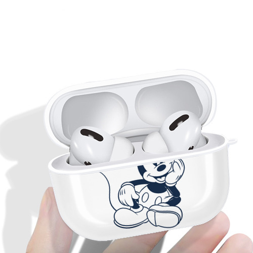 ミッキーマウス Mickey Mouse 【AirPods Pro用】ハードシェル保護ケース 耐衝撃・防指紋・カラビナ付き商品仕様