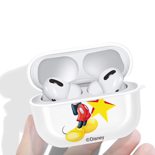 ミッキーマウス Mickey Mouse 【AirPods Pro用】ハードシェル保護ケース 耐衝撃・防指紋・カラビナ付き商品仕様
