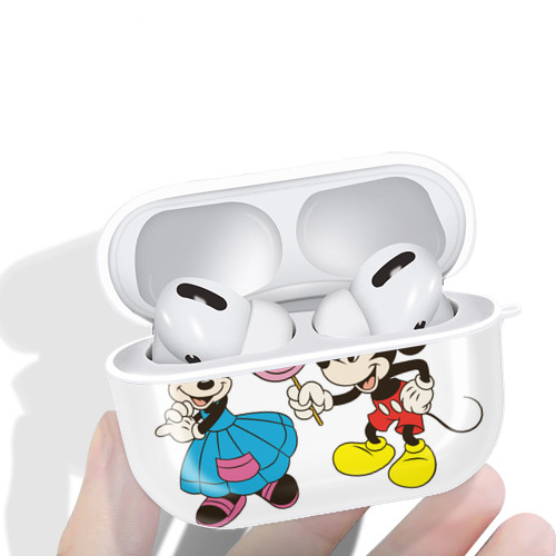 ミッキーマウス Mickey Mouse 【AirPods Pro用】ハードシェル保護ケース 耐衝撃・防指紋・カラビナ付き商品仕様