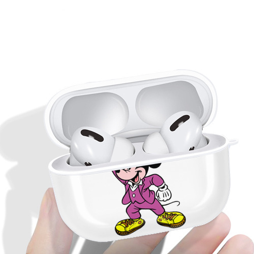ミッキーマウス Mickey Mouse 【AirPods Pro用】ハードシェル保護ケース 耐衝撃・防指紋・カラビナ付き商品仕様