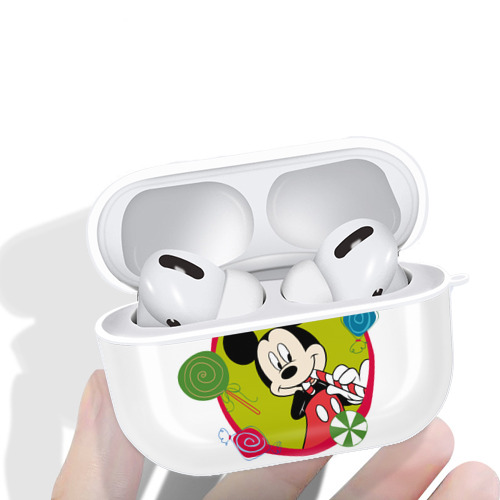 ミッキーマウス Mickey Mouse 【AirPods Pro用】ハードシェル保護ケース 耐衝撃・防指紋・カラビナ付き商品仕様