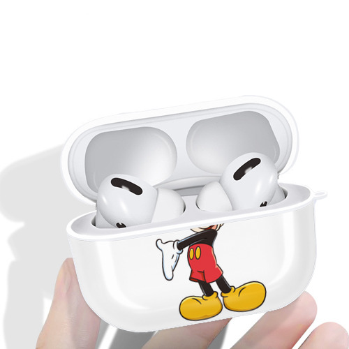 ミッキーマウス Mickey Mouse 【AirPods Pro用】ハードシェル保護ケース 耐衝撃・防指紋・カラビナ付き商品仕様