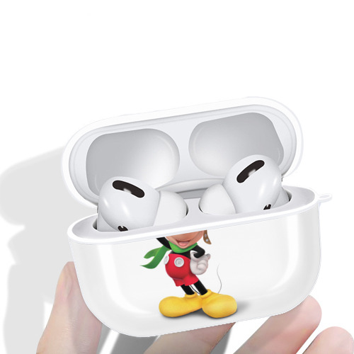 ミッキーマウス Mickey Mouse 【AirPods Pro用】ハードシェル保護ケース 耐衝撃・防指紋・カラビナ付き商品仕様