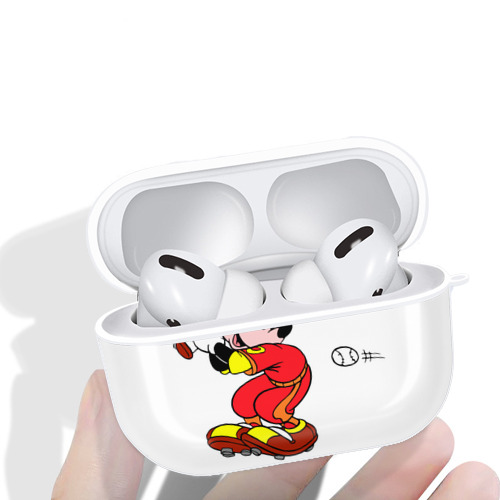ミッキーマウス Mickey Mouse 【AirPods Pro用】ハードシェル保護ケース 耐衝撃・防指紋・カラビナ付き商品仕様