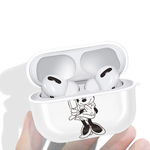 ミッキーマウス Mickey Mouse 【AirPods Pro用】ハードシェル保護ケース 耐衝撃・防指紋・カラビナ付き商品仕様