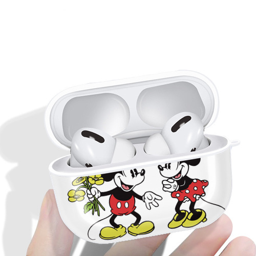 ミッキーマウス Mickey Mouse 【AirPods Pro用】ハードシェル保護ケース 耐衝撃・防指紋・カラビナ付き商品仕様