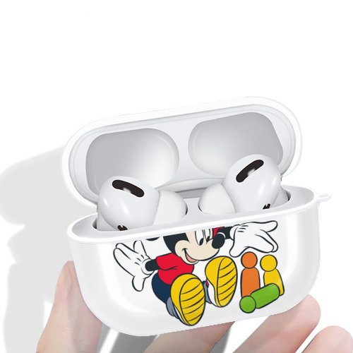 ミッキーマウス Mickey Mouse 【AirPods Pro用】ハードシェル保護ケース 耐衝撃・防指紋・カラビナ付き商品仕様