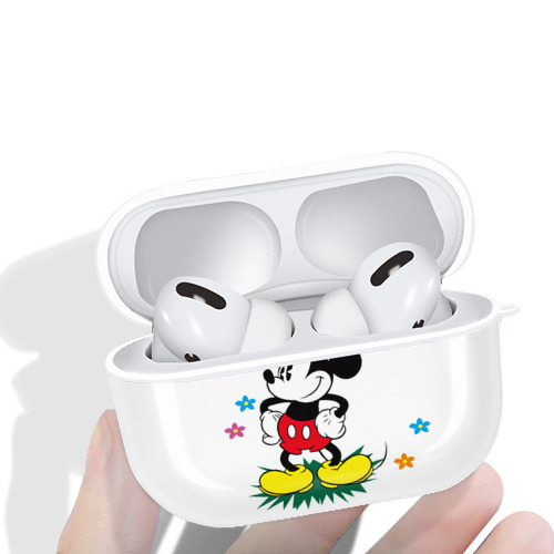 ミッキーマウス Mickey Mouse 【AirPods Pro用】ハードシェル保護ケース 耐衝撃・防指紋・カラビナ付き商品仕様