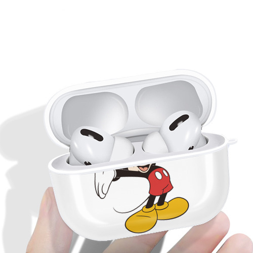 ミッキーマウス Mickey Mouse 【AirPods Pro用】ハードシェル保護ケース 耐衝撃・防指紋・カラビナ付き商品仕様