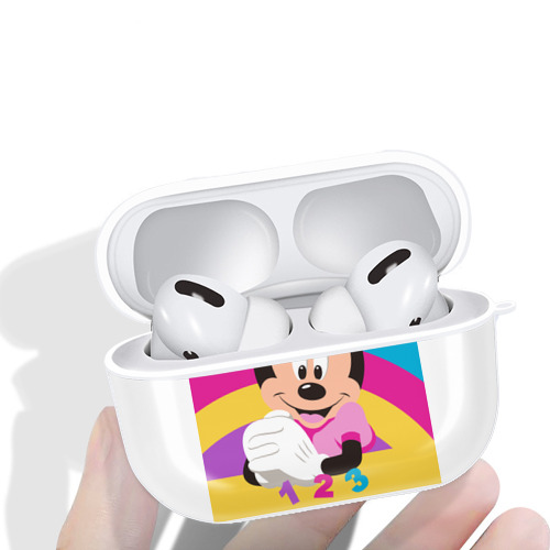 ミッキーマウス Mickey Mouse 【AirPods Pro用】ハードシェル保護ケース 耐衝撃・防指紋・カラビナ付き商品仕様