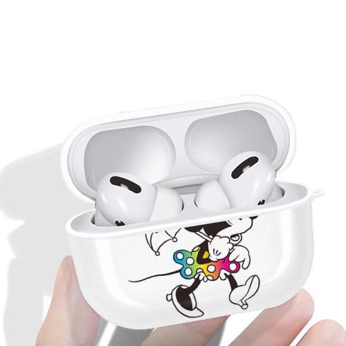 ミッキーマウス Mickey Mouse 【AirPods Pro用】ハードシェル保護ケース 耐衝撃・防指紋・カラビナ付き商品仕様
