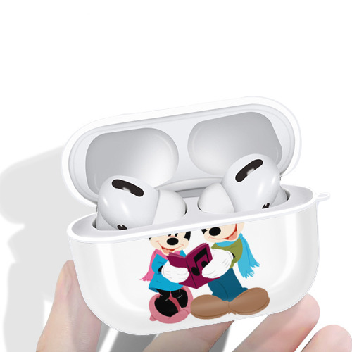 ミッキーマウス Mickey Mouse 【AirPods Pro用】ハードシェル保護ケース 耐衝撃・防指紋・カラビナ付き商品仕様