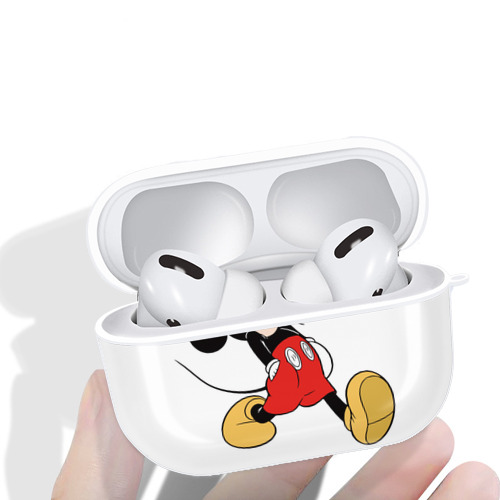 ミッキーマウス Mickey Mouse 【AirPods Pro用】ハードシェル保護ケース 耐衝撃・防指紋・カラビナ付き商品仕様