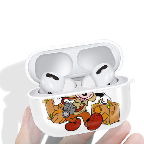 ミッキーマウス Mickey Mouse 【AirPods Pro用】ハードシェル保護ケース 耐衝撃・防指紋・カラビナ付き商品仕様