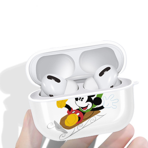 ミッキーマウス Mickey Mouse 【AirPods Pro用】ハードシェル保護ケース 耐衝撃・防指紋・カラビナ付き商品仕様