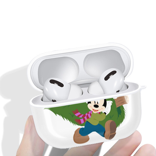 ミッキーマウス Mickey Mouse 【AirPods Pro用】ハードシェル保護ケース 耐衝撃・防指紋・カラビナ付き商品仕様