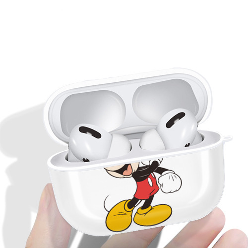 ミッキーマウス Mickey Mouse 【AirPods Pro用】ハードシェル保護ケース 耐衝撃・防指紋・カラビナ付き商品仕様