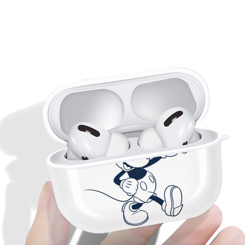 ミッキーマウス Mickey Mouse 【AirPods Pro用】ハードシェル保護ケース 耐衝撃・防指紋・カラビナ付き商品仕様