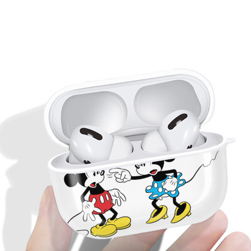 ミッキーマウス Mickey Mouse 【AirPods Pro用】ハードシェル保護ケース 耐衝撃・防指紋・カラビナ付き商品仕様