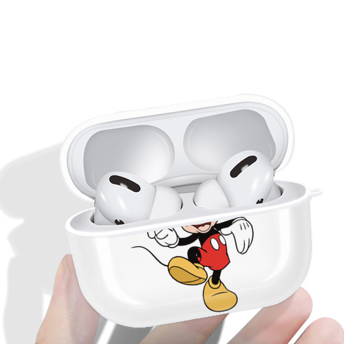 ミッキーマウス Mickey Mouse 【AirPods Pro用】ハードシェル保護ケース 耐衝撃・防指紋・カラビナ付き商品仕様