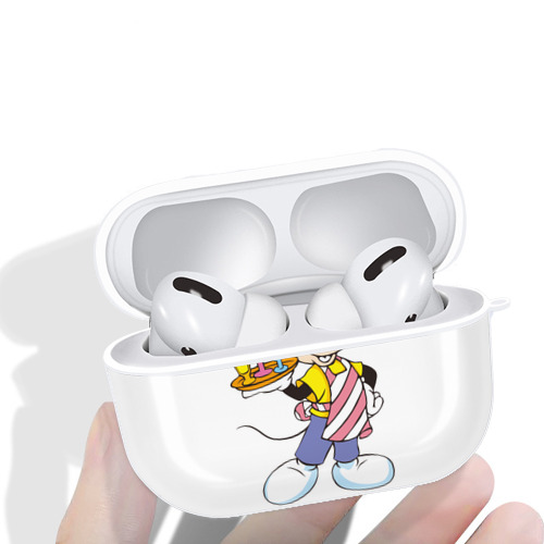 ミッキーマウス Mickey Mouse 【AirPods Pro用】ハードシェル保護ケース 耐衝撃・防指紋・カラビナ付き商品仕様