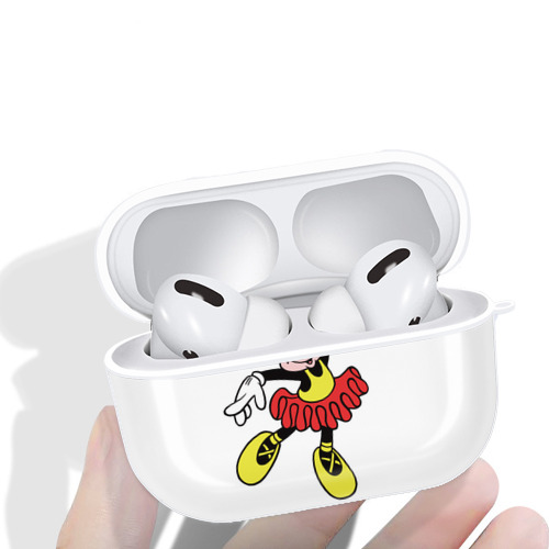 ミッキーマウス Mickey Mouse 【AirPods Pro用】ハードシェル保護ケース 耐衝撃・防指紋・カラビナ付き商品仕様