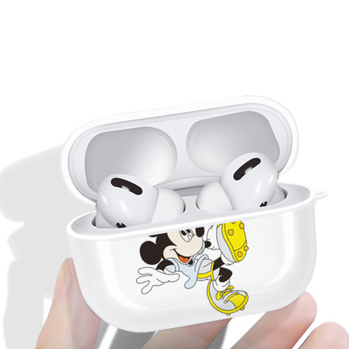 ミッキーマウス Mickey Mouse 【AirPods Pro用】ハードシェル保護ケース 耐衝撃・防指紋・カラビナ付き商品仕様
