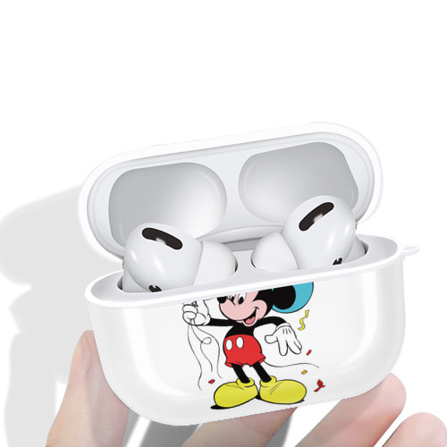 ミッキーマウス Mickey Mouse 【AirPods Pro用】ハードシェル保護ケース 耐衝撃・防指紋・カラビナ付き商品仕様