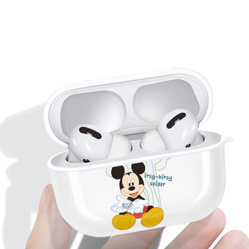 ミッキーマウス Mickey Mouse 【AirPods Pro用】ハードシェル保護ケース 耐衝撃・防指紋・カラビナ付き商品仕様