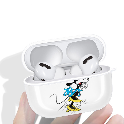 ミッキーマウス Mickey Mouse 【AirPods Pro用】ハードシェル保護ケース 耐衝撃・防指紋・カラビナ付き商品仕様