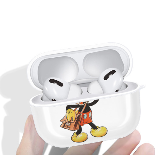 ミッキーマウス Mickey Mouse 【AirPods Pro用】ハードシェル保護ケース 耐衝撃・防指紋・カラビナ付き商品仕様