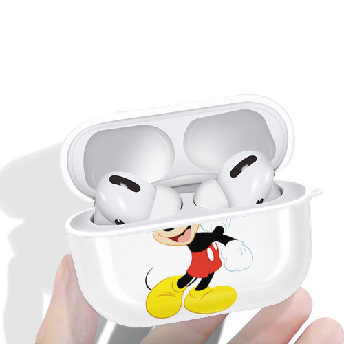 ミッキーマウス Mickey Mouse 【AirPods Pro用】ハードシェル保護ケース 耐衝撃・防指紋・カラビナ付き商品仕様