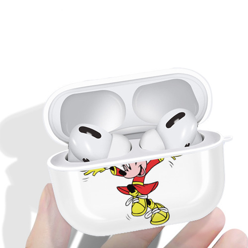ミッキーマウス Mickey Mouse 【AirPods Pro用】ハードシェル保護ケース 耐衝撃・防指紋・カラビナ付き商品仕様