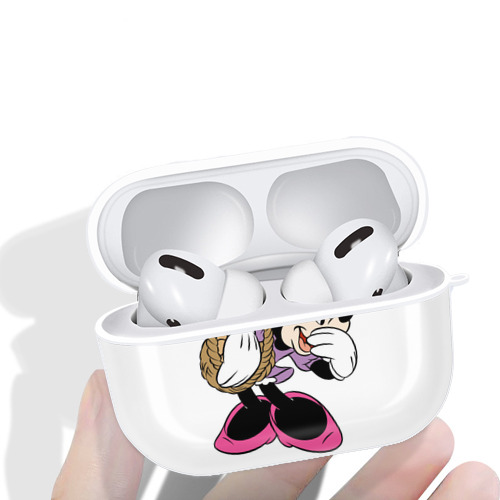 ミッキーマウス Mickey Mouse 【AirPods Pro用】ハードシェル保護ケース 耐衝撃・防指紋・カラビナ付き商品仕様