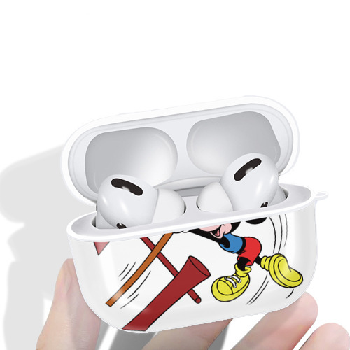 ミッキーマウス Mickey Mouse 【AirPods Pro用】ハードシェル保護ケース 耐衝撃・防指紋・カラビナ付き商品仕様